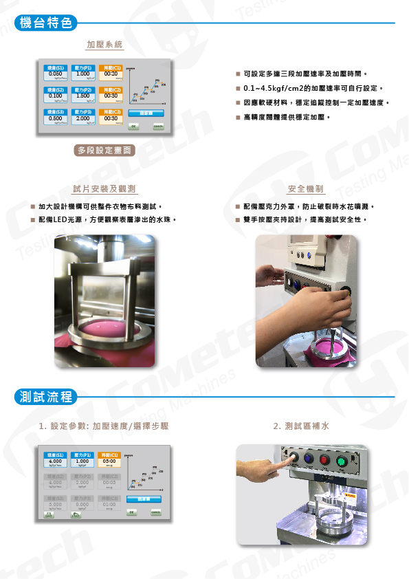 QC-317F 電子式耐水度試驗機