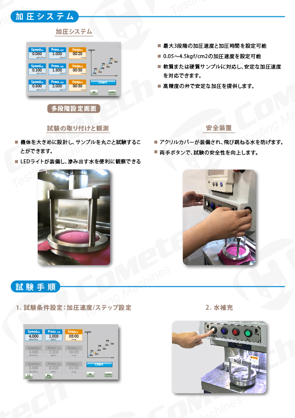 QC-317F 耐水度試験機-電子式