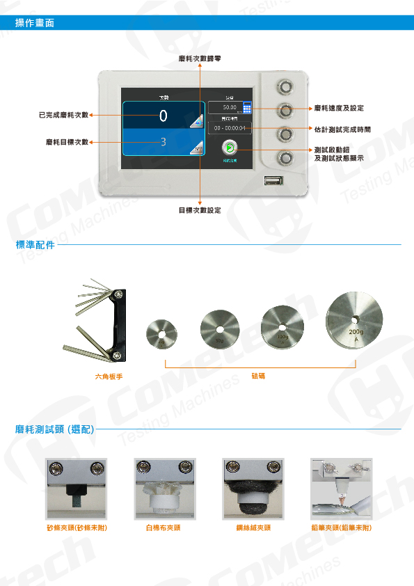 QC-622H 表面硬度磨耗機