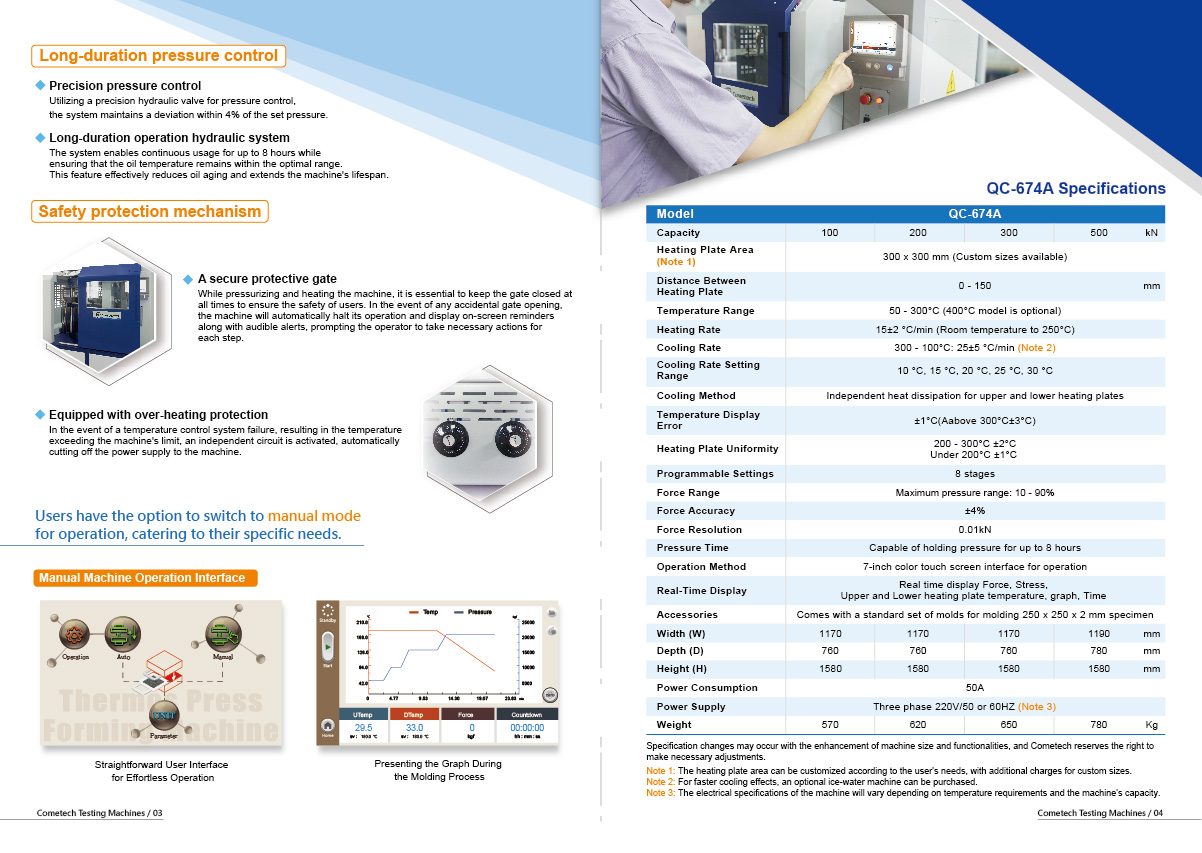 QC-674A Programmable Hot Press