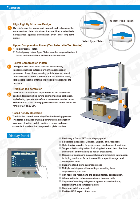 121M1F-Box Compression tester