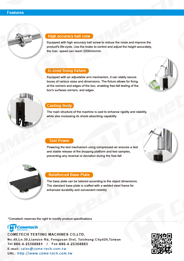 QC-113A Pneumatic Type Drop Tester