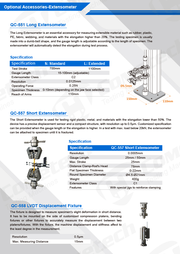 QC-548M2F-Computerized Tensile (compression) Testing Machine