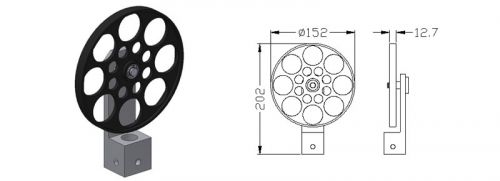 GR-B02A Wheel peel grips