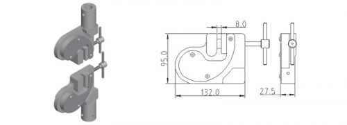 GR-E080 Large Circular Bollard Grip