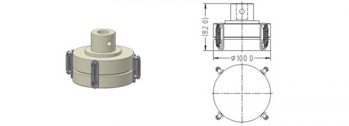 GR-G03C Self-aligning compressed platen