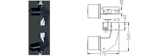 GR-H040 气动线夹具